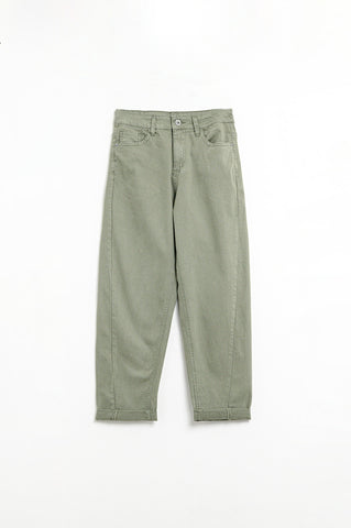 Pantalon droit extensible super confortable en vert