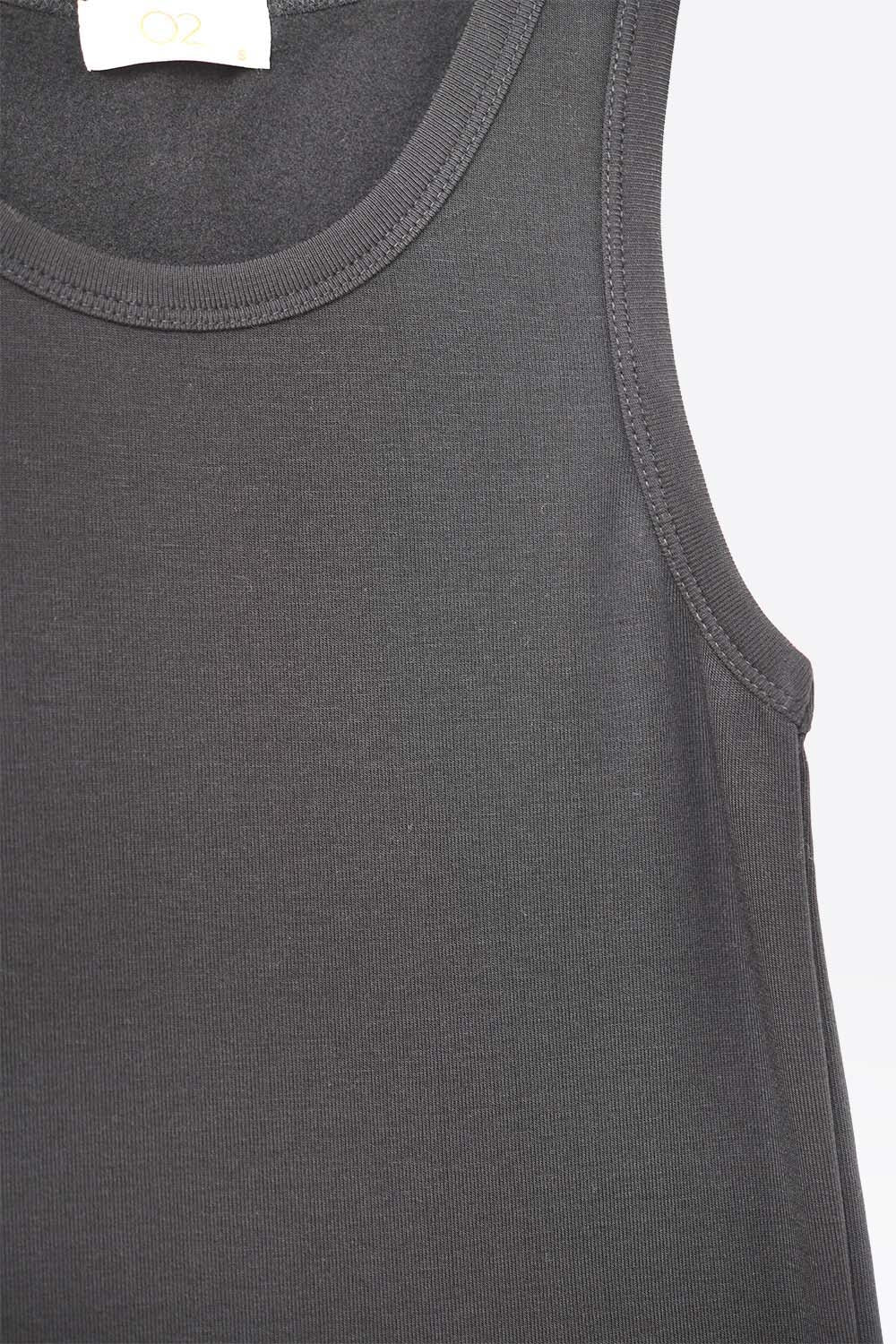 Super Soft Knitted Basic Tank in black - Tops