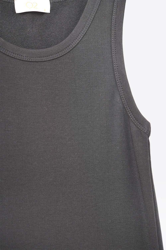 Super Soft Knitted Basic Tank in black - Tops