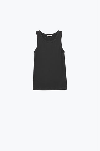 Super Soft Knitted Basic Tank in black