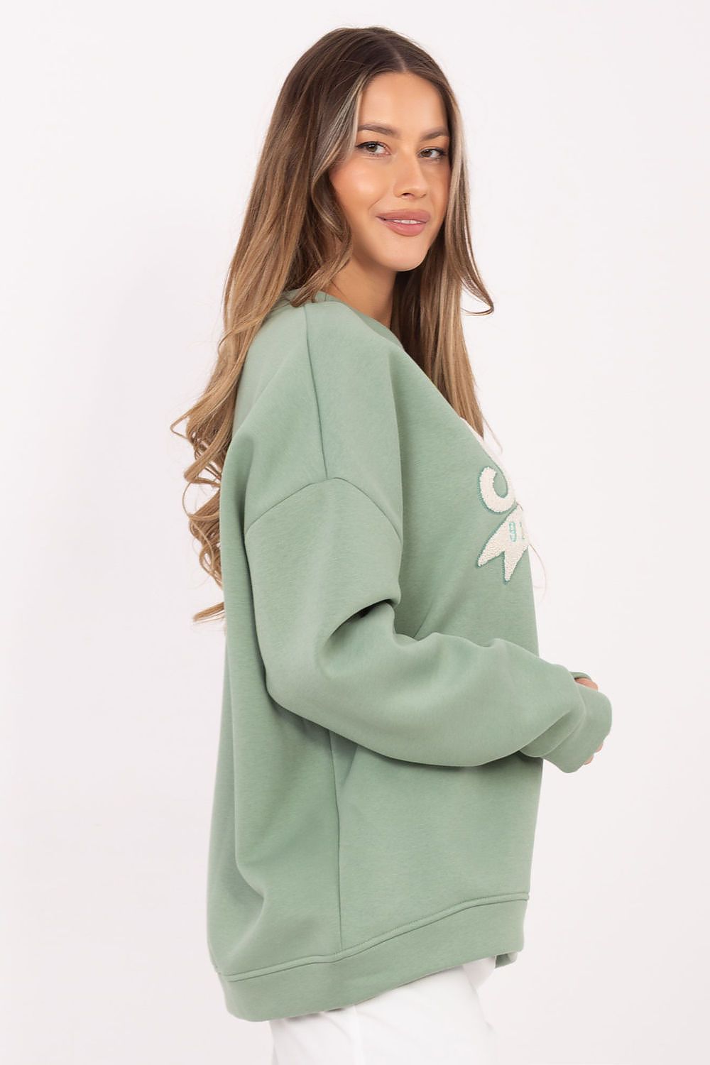 Rue Paris Trendy Brown Logo Sweater for Women - Sweaters