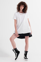 Vestido camiseta branco