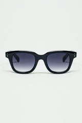 thick black delta square sunglasses