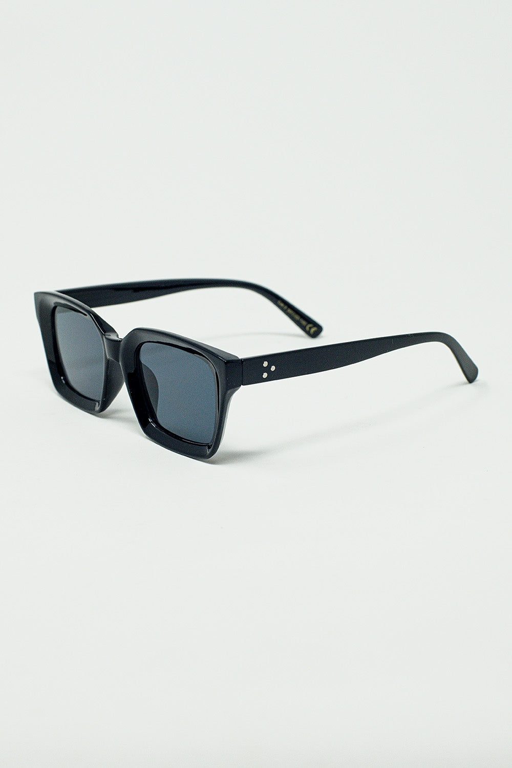 Thick Square Frame Sunglasses Chunky Retro - Sunglasses