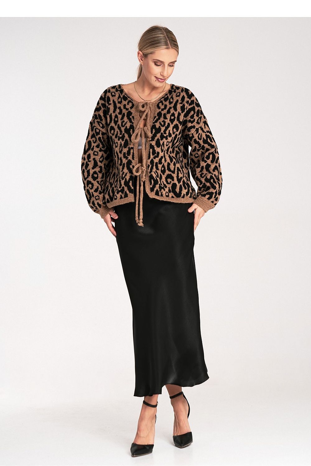 Trendy Animal Print Cardigan for Women -