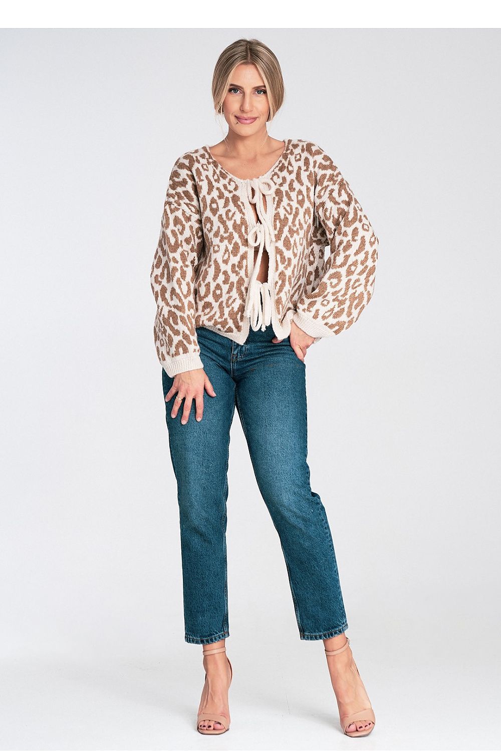 Trendy Animal Print Cardigan for Women -
