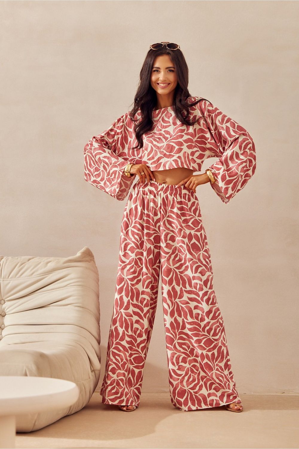 LuaBoutique Trendy Crop Blouse for Women Zebra Print - Blouses