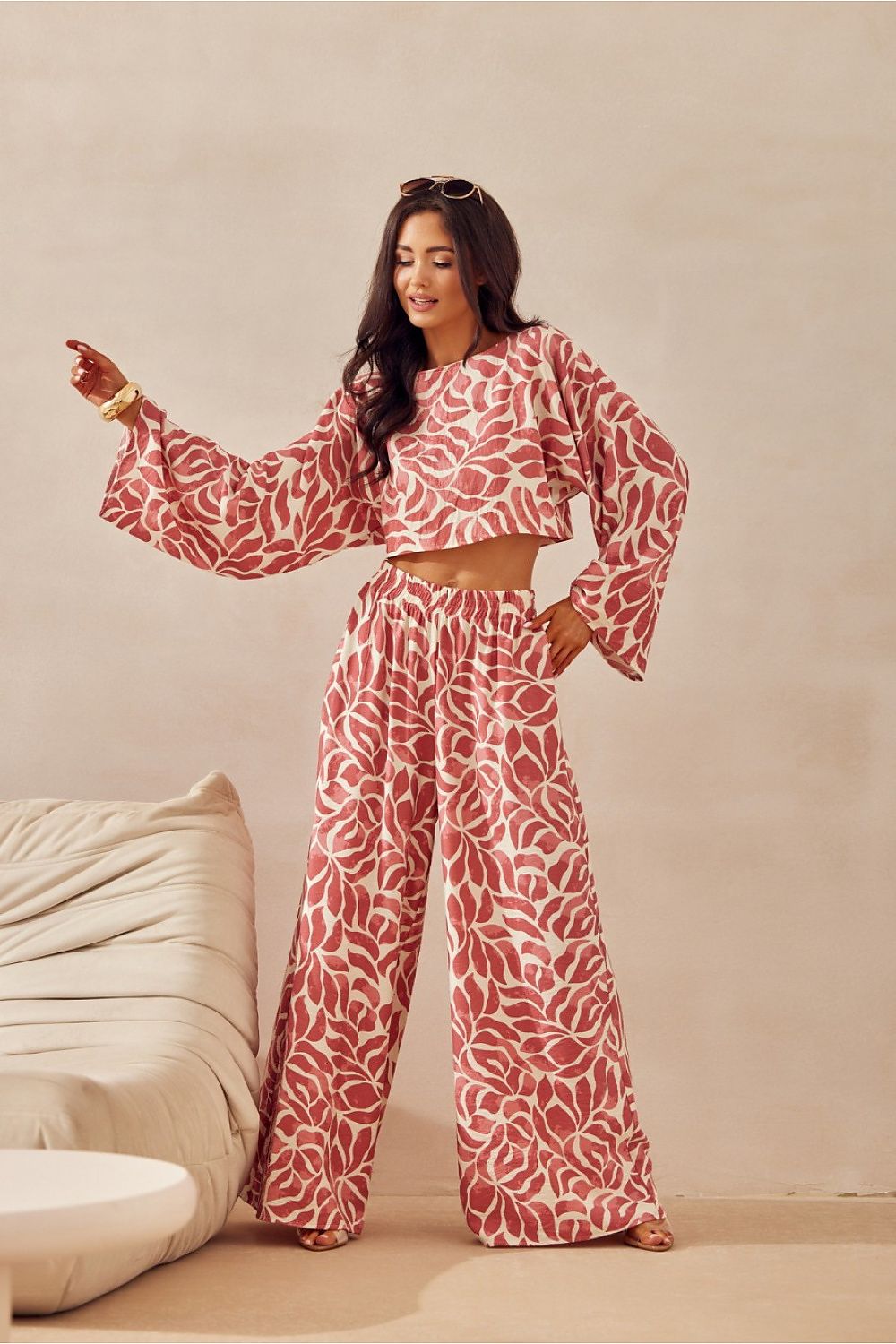 LuaBoutique Trendy Crop Blouse for Women Zebra Print - Blouses