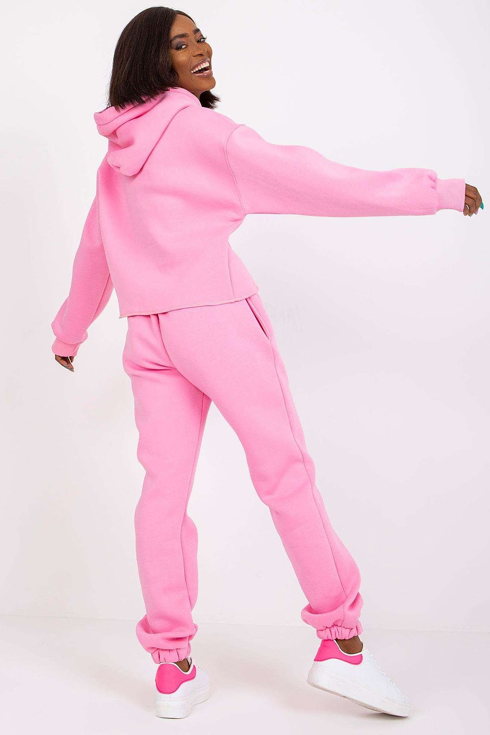 Ex Moda Trendy Hoodie and Joggers Set in Lilac - Sets