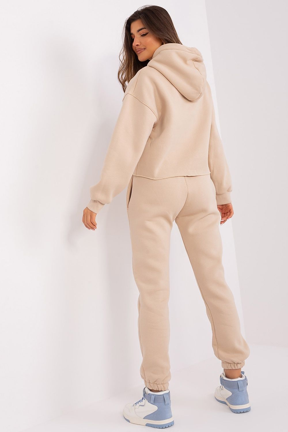 Ex Moda Trendy Hoodie and Joggers Set in Lilac - Sets