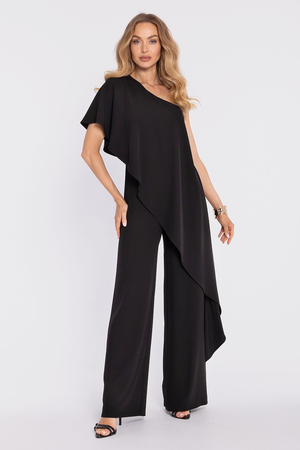 Asymmetrical Top Jumpsuit for women black - Jumpsuits