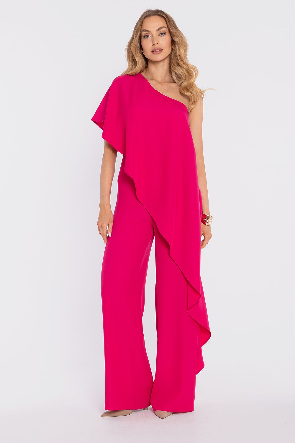Asymmetrical Top Jumpsuit for women pink - Jumpsuits