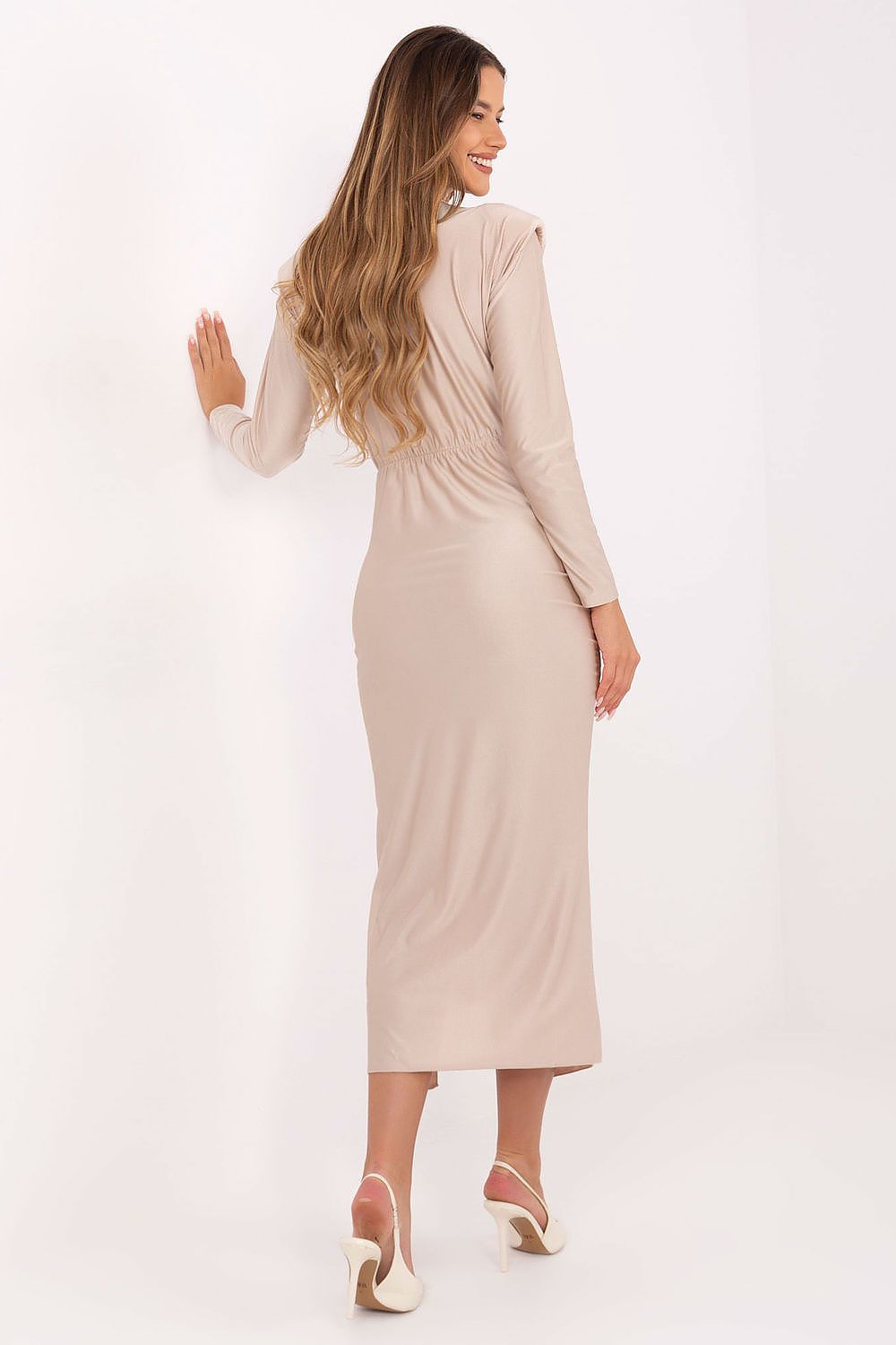 silhouette evening dresses BABEYOND Couture Draped Cape Dress, Evening Gowns, Soft Ivory, 14