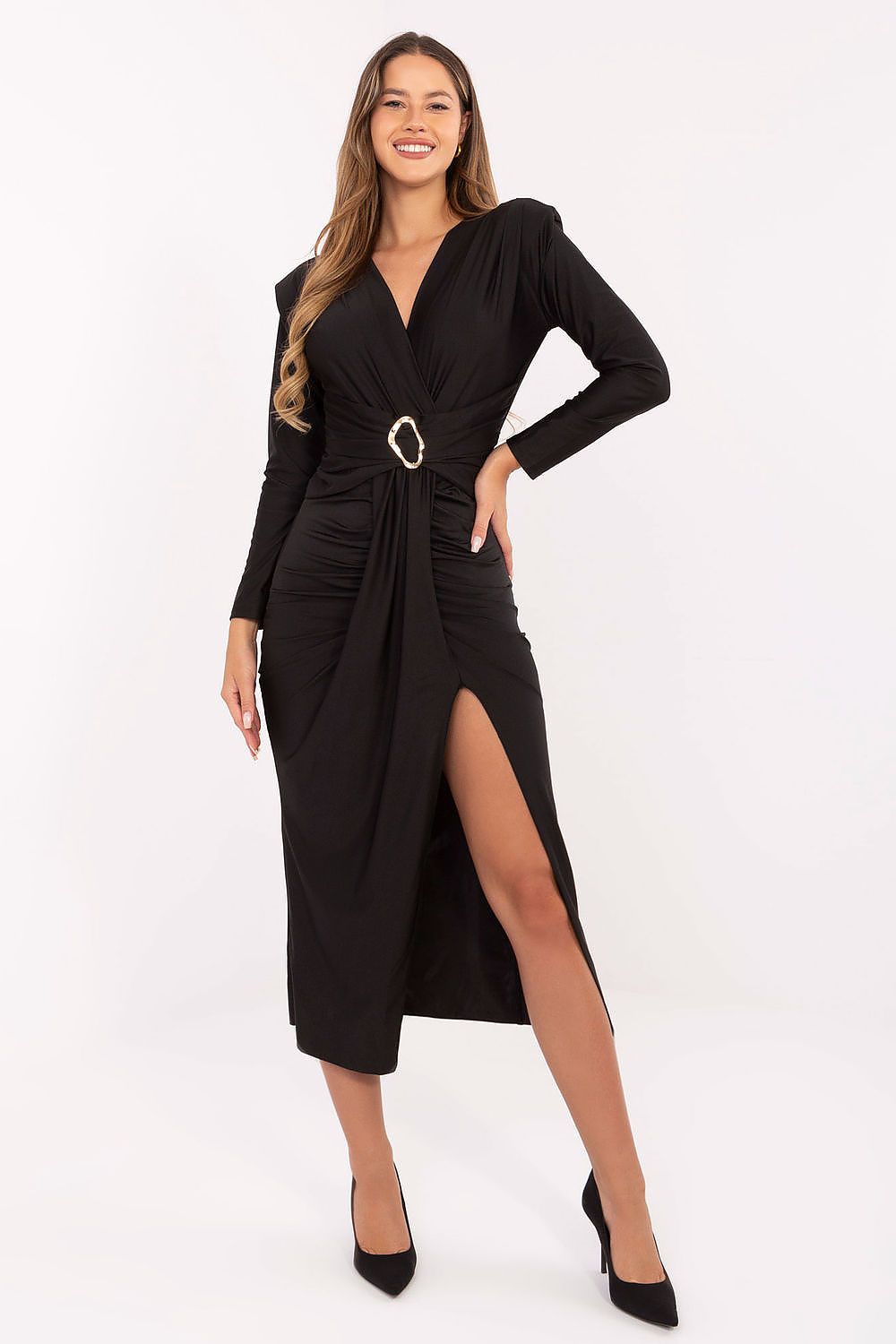 Evening dress with a pencil silhouette black one-size-fits-all - Dresses