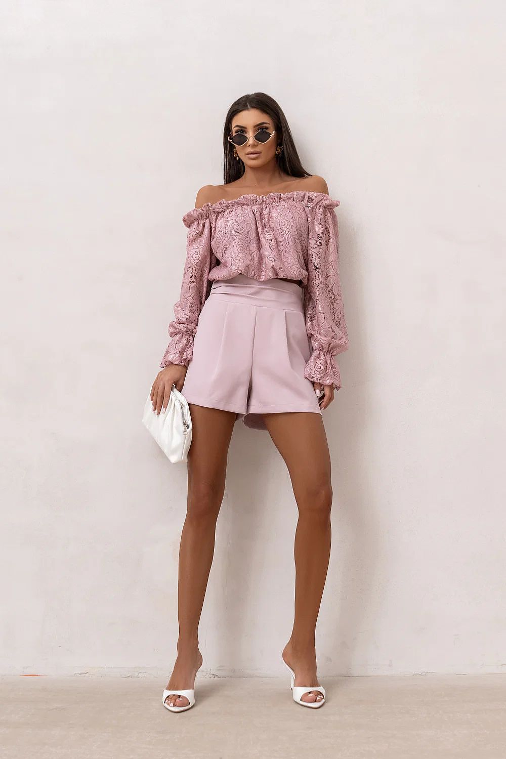 PERCY shorts Trendy Soft Cream Shorts for Women -