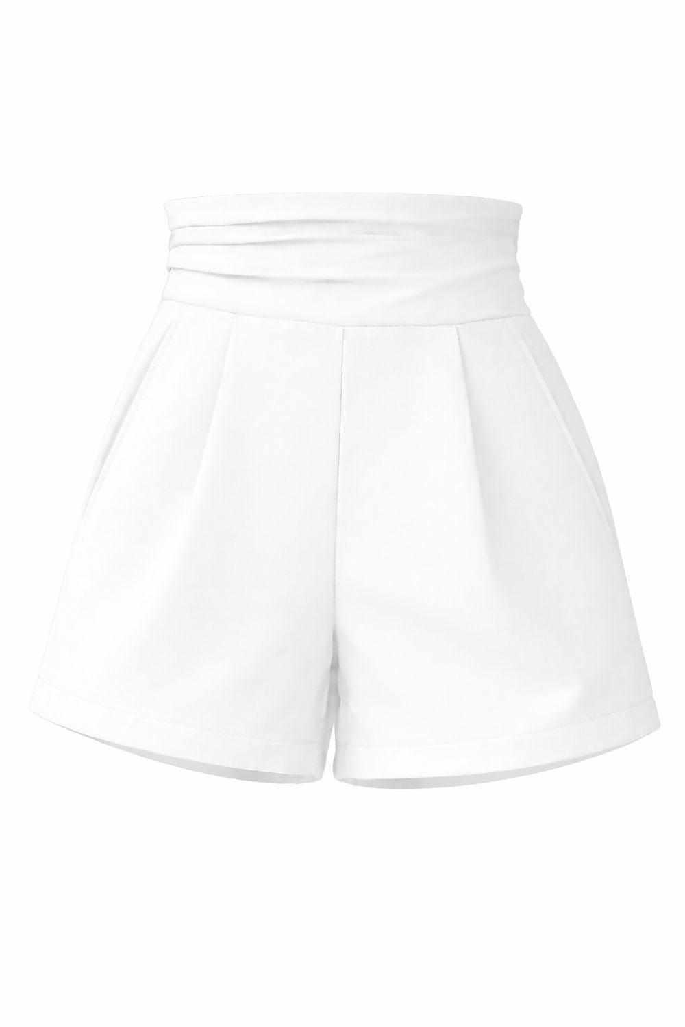 PERCY shorts Trendy Soft Cream Shorts for Women -