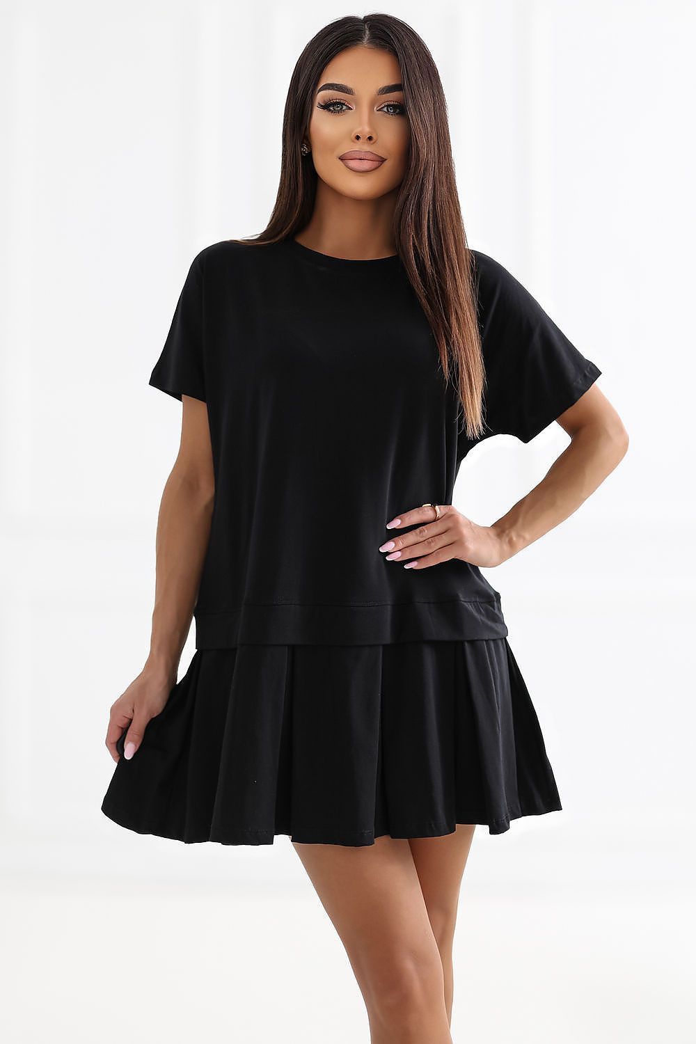Summer Dress Flared Cut - Lua Boutique black - Dresses