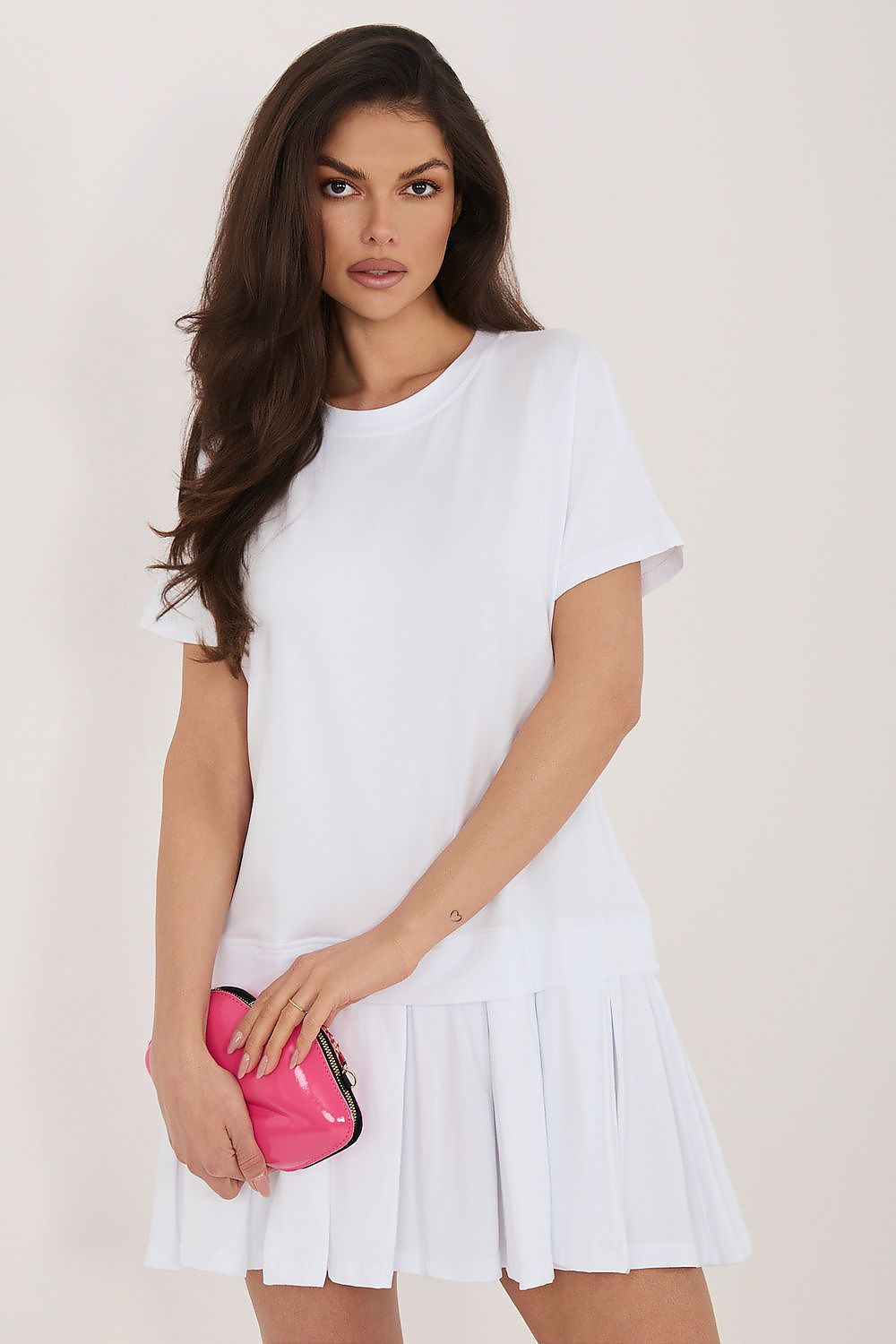 Summer Dress Flared Cut - Lua Boutique white - Dresses