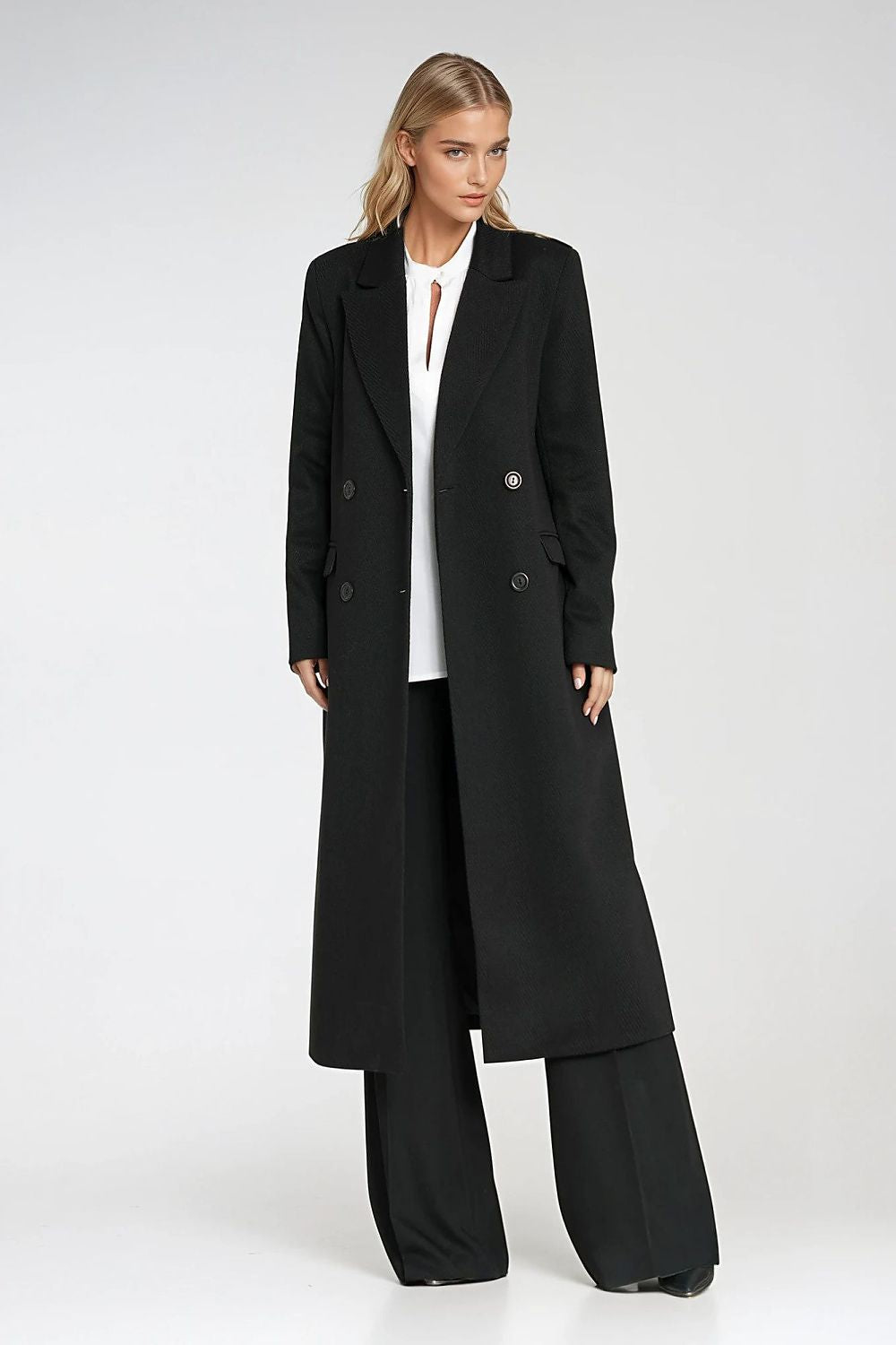 Timeless Women's Overcoat - Stylish & Classic black - Coats and Jackets