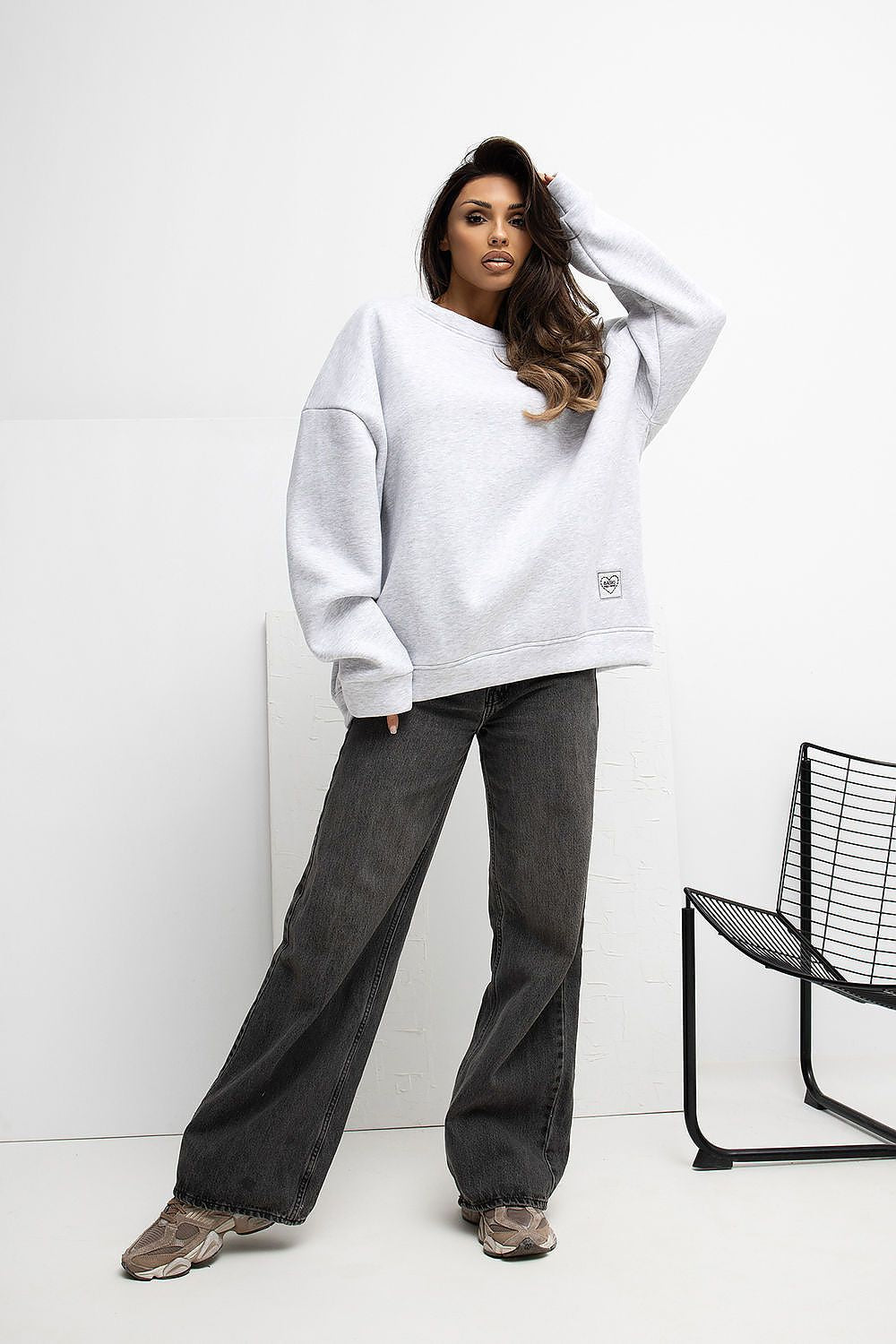 Versatile Casual Jumper Women at Lua Boutique - Sweatshirt
