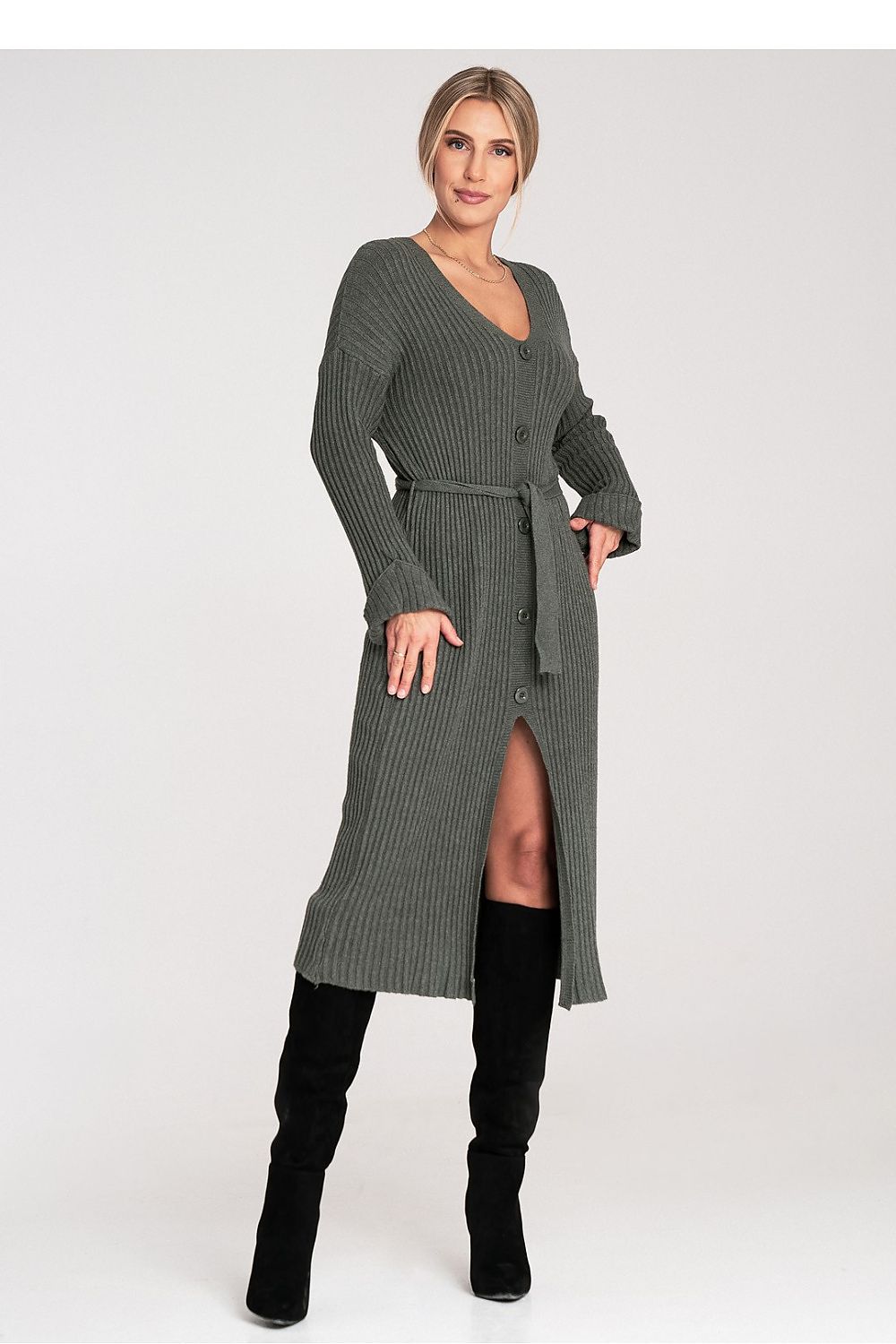 Versatile Winter Daydress for Women - Trendy Style green one-size-fits-all - Dresses