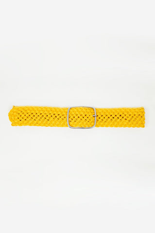 CEINTURE DE TAILLE ET DE HANCHES EN JAUNE DES ANNÉES 70
