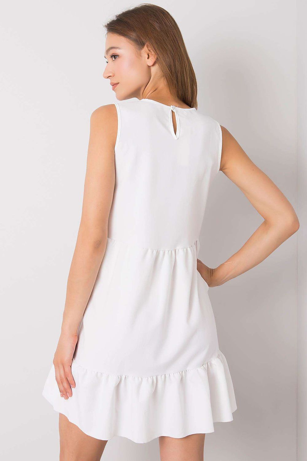 BoutiqueLua Sleeveless Casual Mini Dress with Ruffle Hem - Dresses