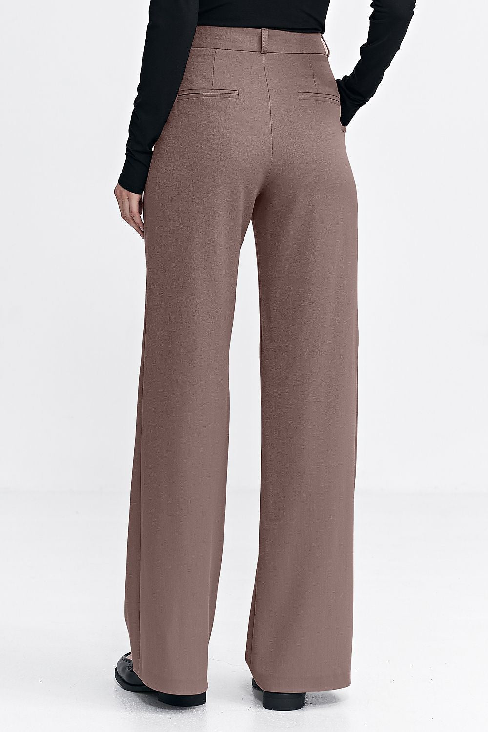 Nife Wide Leg Tailored Trousers for Effortless Chic - Trousers
