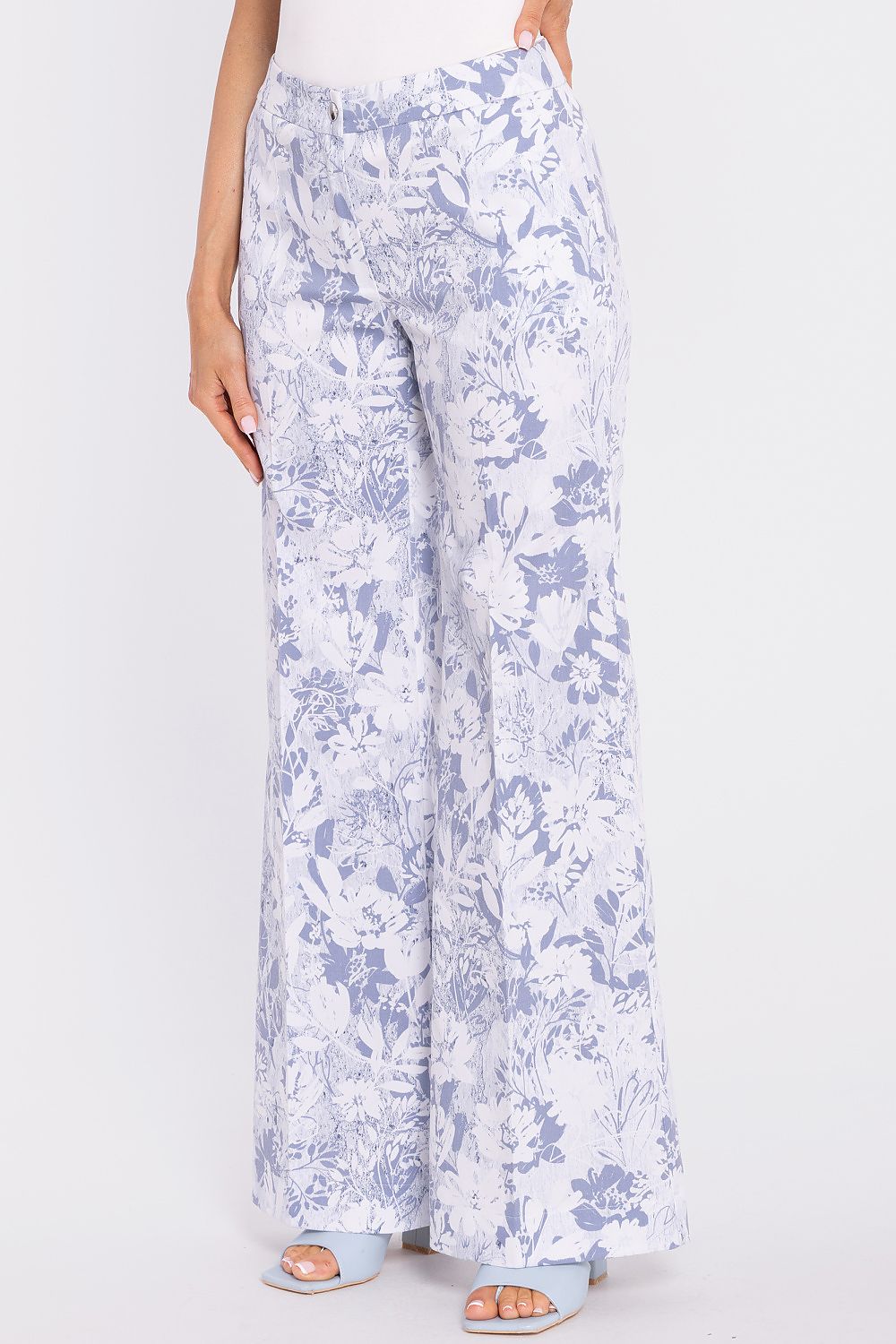 Moe Women Trousers Wide Leg Floral Print - Lua Boutique multicolor 2 - Trousers