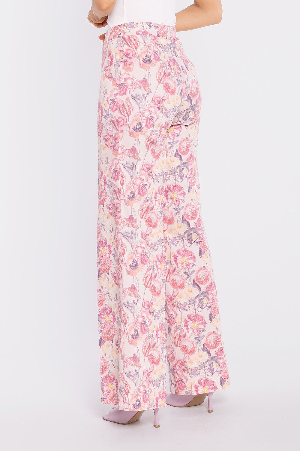 Moe Women Trousers Wide Leg Floral Print - Lua Boutique - Trousers