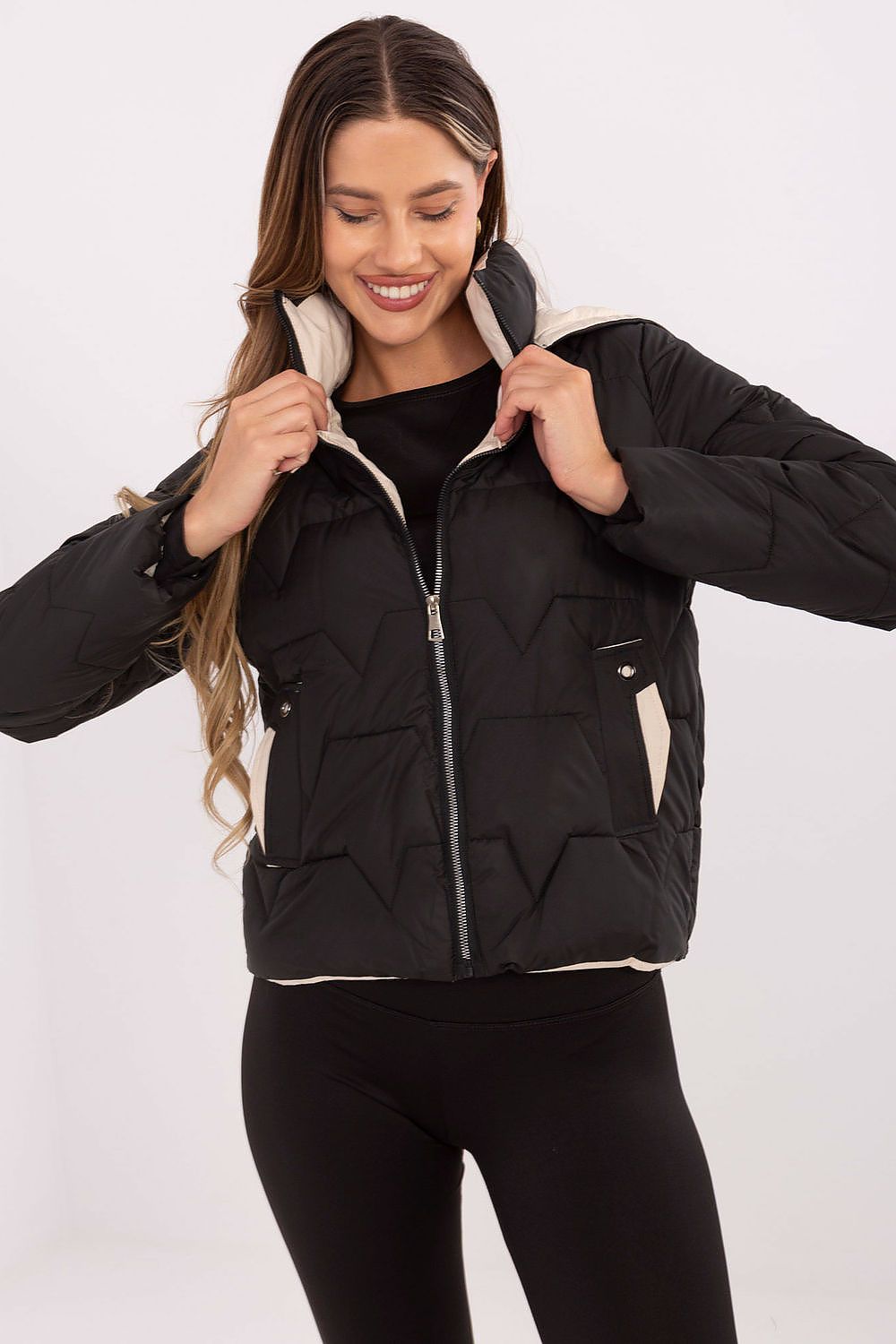 Women's Down Jacket - Trendy and Versatile Outerwear black - Jackets