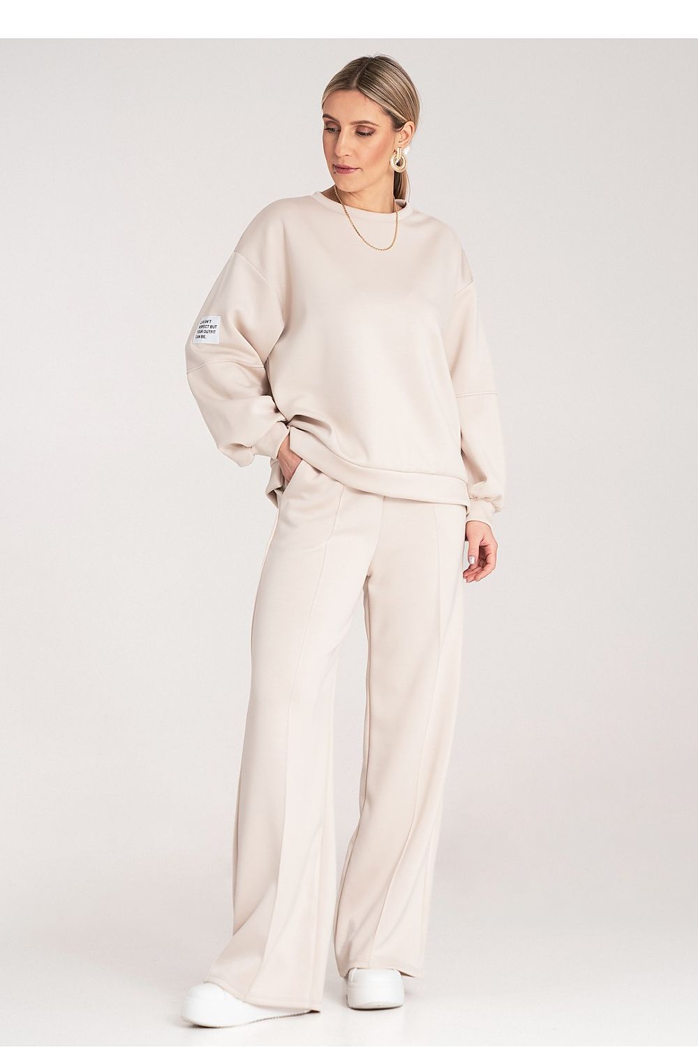 Trendy Women's Lounge Set for Everyday Comfort beige S M - Sets