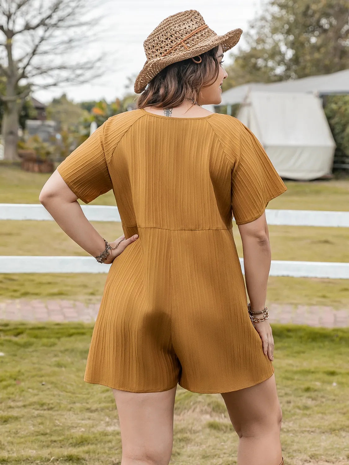 Women's Plus Size Summer Romper - Stylish & Comfy -