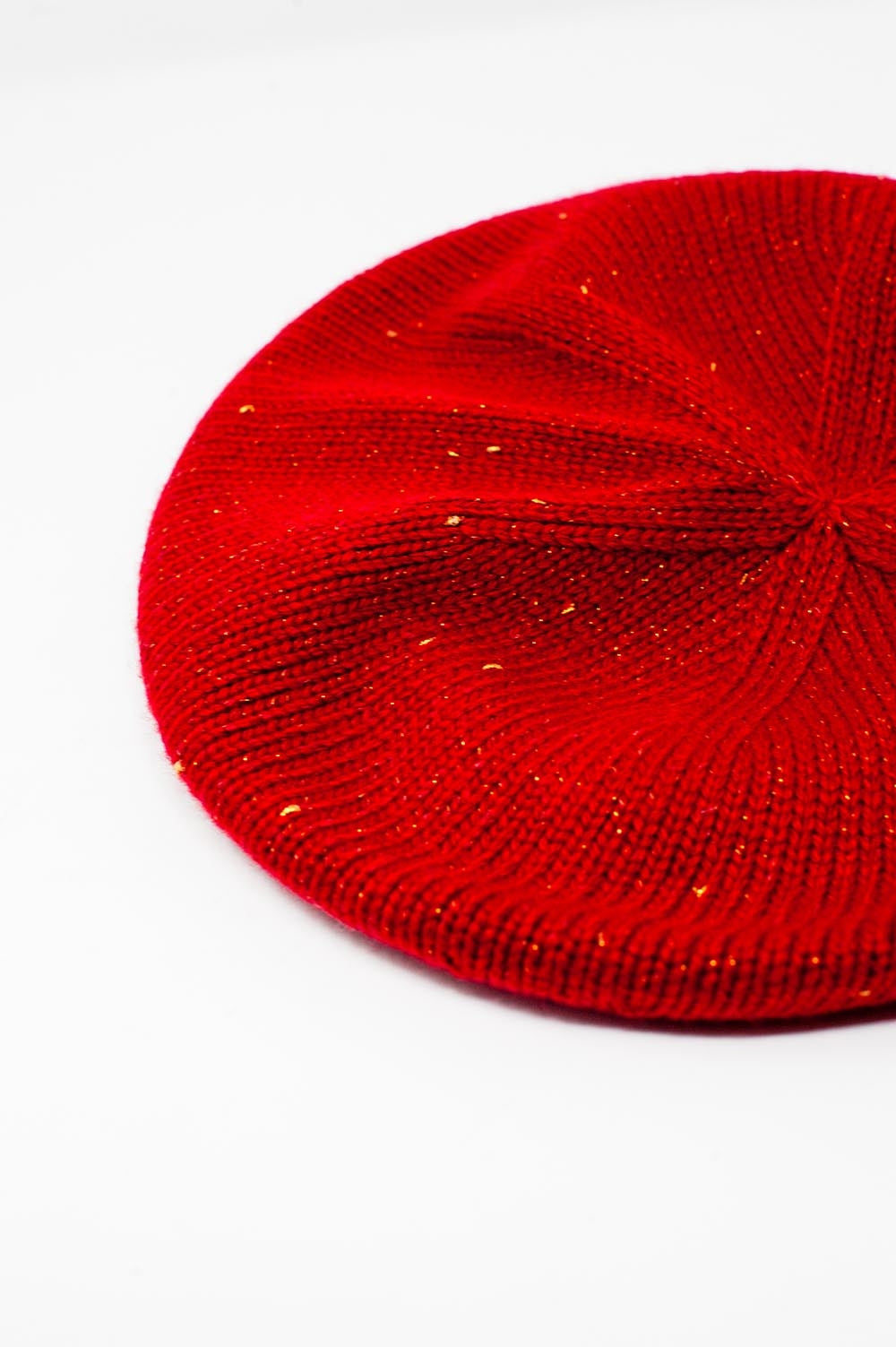 Wool beret in red - Hats