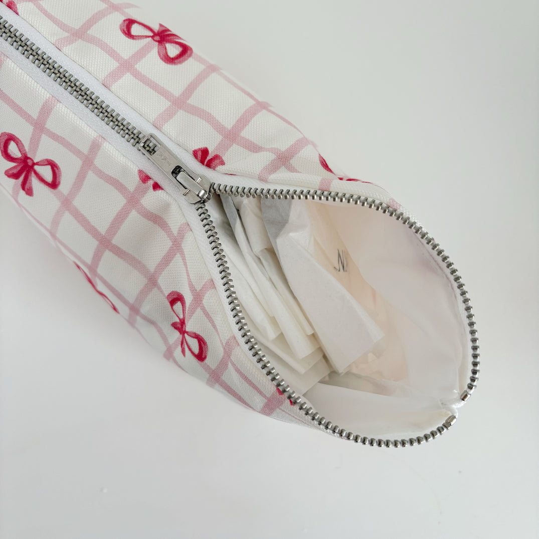 Nappy Wallet - Pink Bows - Baby & Toddler